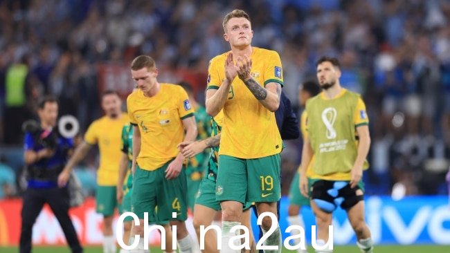 Harry Souttar 也支持阿诺德说他是他手下效力过的“最好的教练”。图片:Buda Mendes/Getty Images