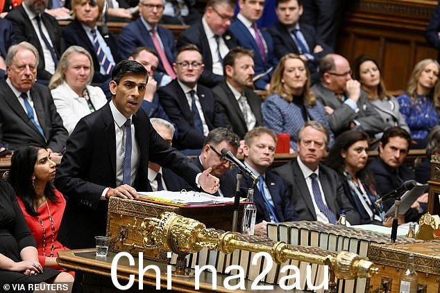 Rishi Sunak,在昨天的 PMQ 上,在面对 40 年来最严重的工业行动时显得非常被动