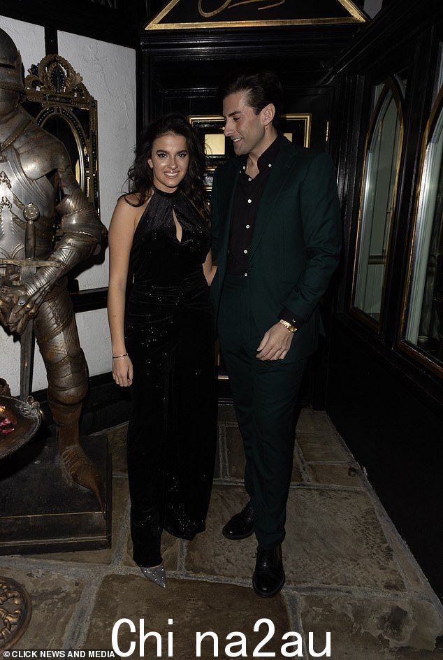 生日男孩!James Argent 与他 18 岁的女友 Stella Turian 一起出去参加他本周 35 岁的星光熠熠的生日派对