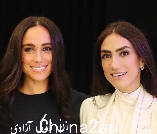 Mandana Dayani,Harry 和 Meghan 的慈善组织 Archewell 的前总裁,在第三集中短暂露面