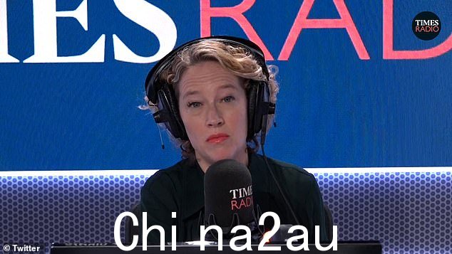 Ali 女士告诉 Times Radio 的 Cathy Newman(如图),她在 Braverman 女士手下'不会感到舒服'