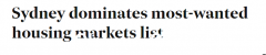 澳洲最热门买房目的地 墨尔本小镇力压群雄夺冠 悉尼高居榜首（组图）