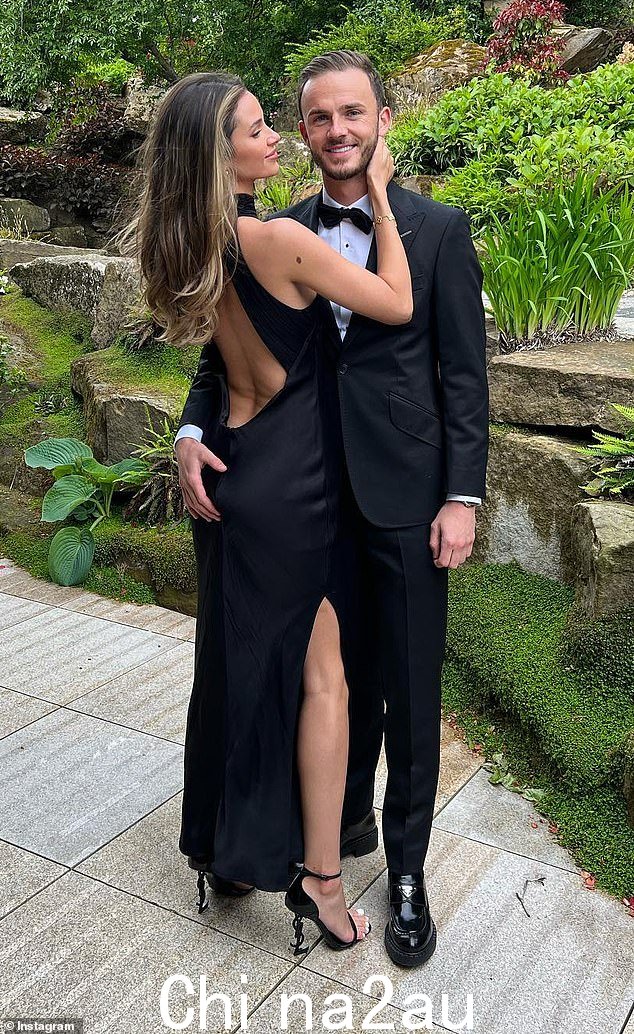James Maddison 和他的女朋友 Kennedy Alexa