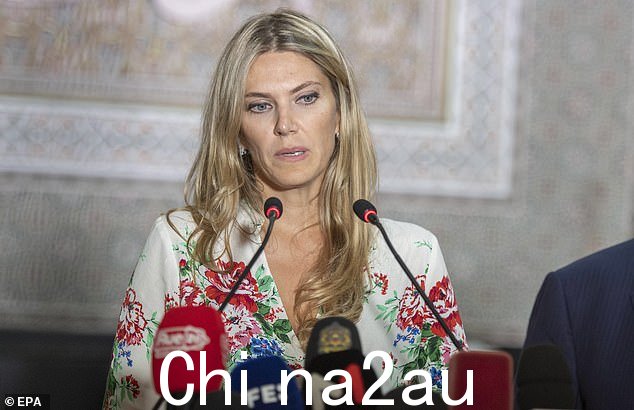 44 岁的 Kaili 女士(如图)是因警方调查世界杯东道主卡塔尔涉嫌游说而被起诉和拘留的四名嫌疑人之一
