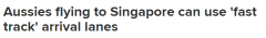 当局开启电子护照快速通道，澳洲护照进出新加坡不再有问题（图）