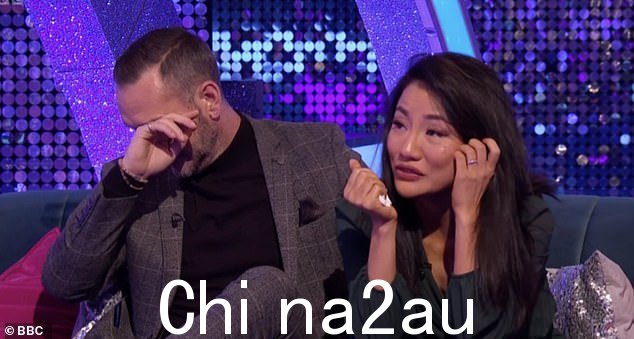泪流满面:这是在 Will Mellor 与他的舞伴 Nancy Xu 一起出现在 Strictly's It Takes Two 之后无法掩饰自己的情绪之后发生的。 :100%