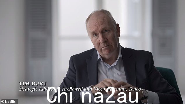Tim Burt,57 岁的城市公关公司 Teneo 副主席,一直担任这对夫妇慈善基金会 Archewell 的'战略顾问',也出现在节目中
