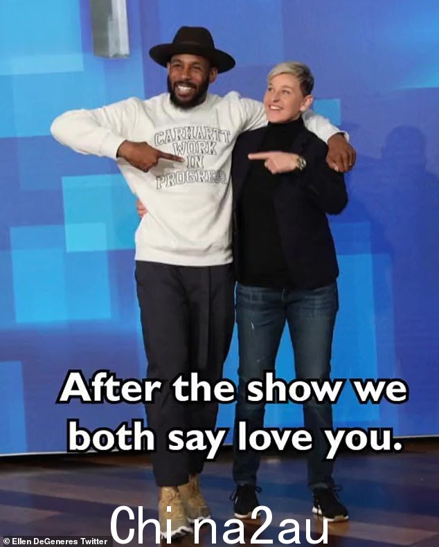 向他致敬:64 岁的艾伦·德杰尼勒斯 (Ellen DeGeneres) 周四在一段充满爱意的视频中向她已故的朋友、DJ、舞者和联合执行制片人 Stephen 'tWitch' Boss 致敬,该视频最初在她的脱口秀节目中播出