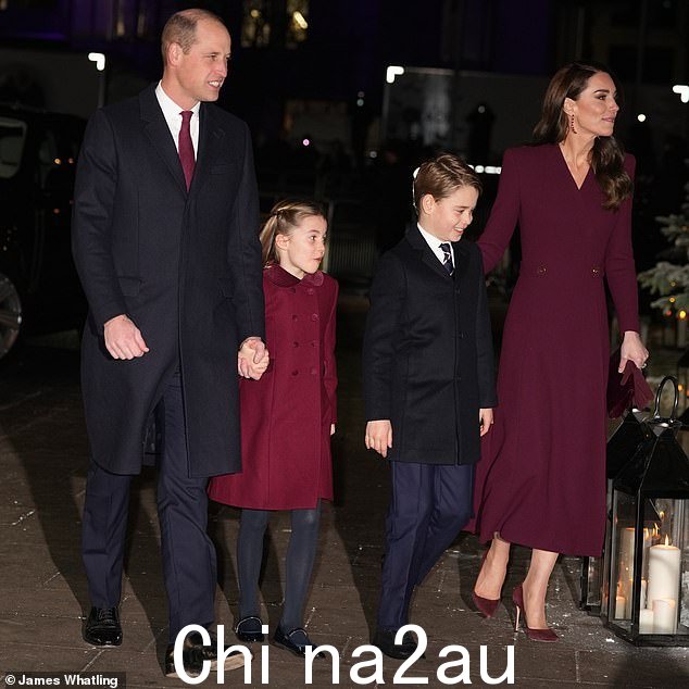 威廉王子和凯特王妃今晚将他们的孩子乔治王子和夏洛特公主带到威斯敏斯特教堂