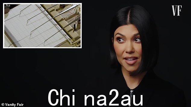 Kourtney 在她的提问结束时没有采取任何措施,她说:'你还有什么想让我问你的吗?你有什么想让我清理的吗?任何谣言,任何,哦!你和特里斯坦上床了吗?'