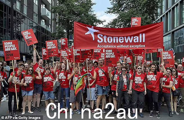 有争议的慈善机构 Stonewall 正在接受十几家顶级公司的资助,以向他们提供有关多样性和包容性的建议
