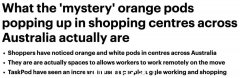 澳洲各地商场出现的橙色方盒是什么？网友：太有创意了！ （合影）