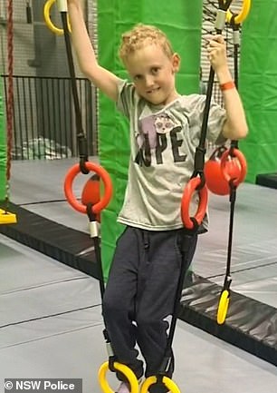 Mathew Harpley,10 岁,最后一次露面时身穿蓝色牛仔裤和深绿色连帽套头衫