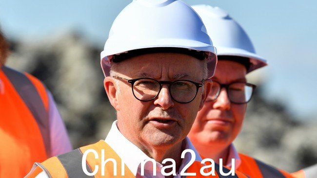 总理 Anthony Albanese 与新南威尔士州政府联合宣布确保东海岸的能源供应。图片:AAP Image/Bianca De Marchi