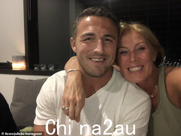 尽管 Sam Burgess(与妈妈 Julie 合影)有“糟糕”的驾驶记录,但他在澳大利亚或英国没有犯罪记录