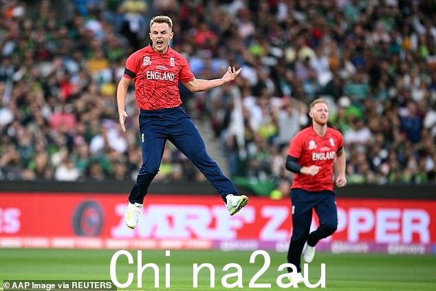 Curran 被任命为锦标赛球员和决赛球员,因为英格兰队在 t上个月在澳大利亚举行的 T20 世界杯