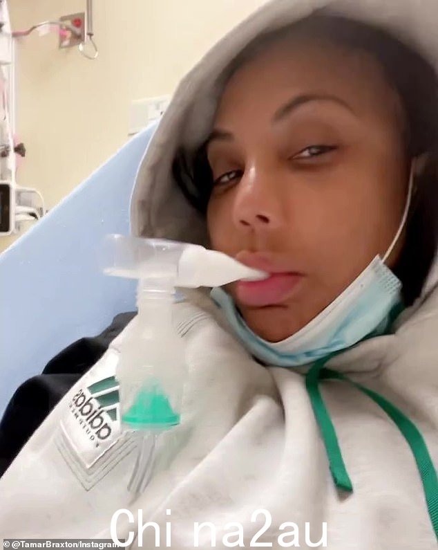 警告:Tamar Braxton 在社交媒体上发布了一条消息,要求粉丝在假期期间注意自己的健康,因为她正在与流感作斗争