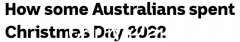 在澳大利亚庆祝“阳光圣诞”！或涌向海滩，或去教堂……你如何生活？ （合影）