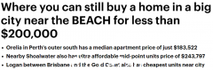 堪培拉买家注意：在澳洲，20万以上就可以买到海景房！但前提是……（照片）