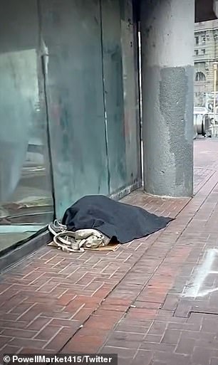 旧金山由纳税人资助的露天圣诞市场,希望成为一个健康的家庭假期郊游,实际上是一个被该市著名的吸毒者围困的反乌托邦地狱