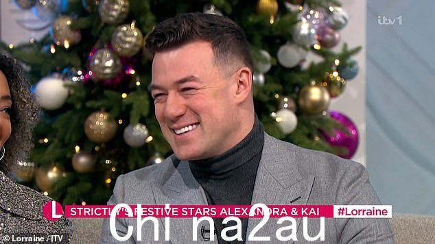 Loved up:Strictly 的 Kai Widdrington 透露,他在与职业选手 Nadiya Bychkova 的第一个圣诞节之前“非常兴奋”