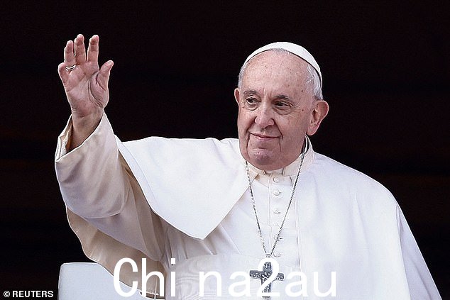 教皇弗朗西斯在圣诞节向世界致辞时呼吁结束普京在乌克兰的'毫无意义'的冲突