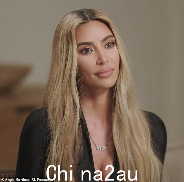 Kardashian 说她在努力帮助人们的过程中“投入”了这个过程