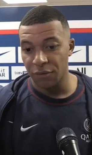 Mbappe 对马丁内斯的滑稽动作‘不在意’,也‘没有浪费’他的精力