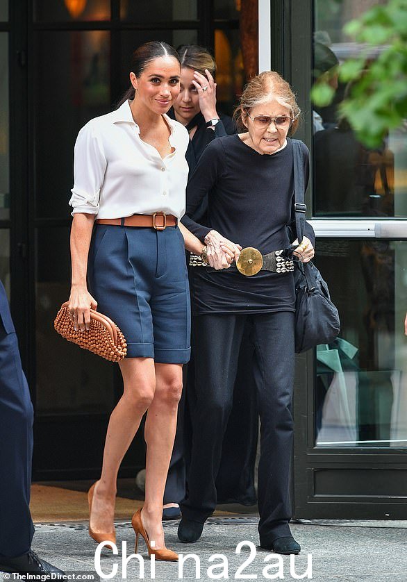 公爵夫人 7 月访问纽约,被发现与女权主义偶像 Gloria Steinem 共进午餐