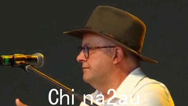 当一名听众向议会大声提问关于有争议的声音时,总理安东尼·艾博年一时间说不出话来。图片:提供
