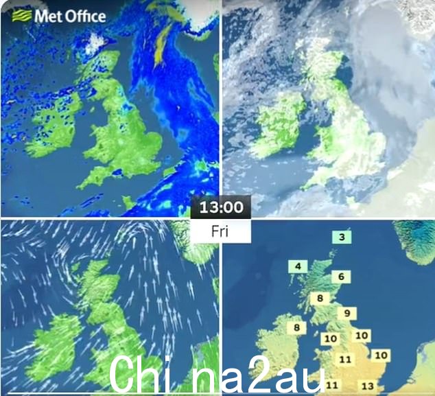 横跨北大西洋的风暴导致美国气温骤降,英国气象局现在已经触发了苏格兰上空的黄色和琥珀色大雨天气警告