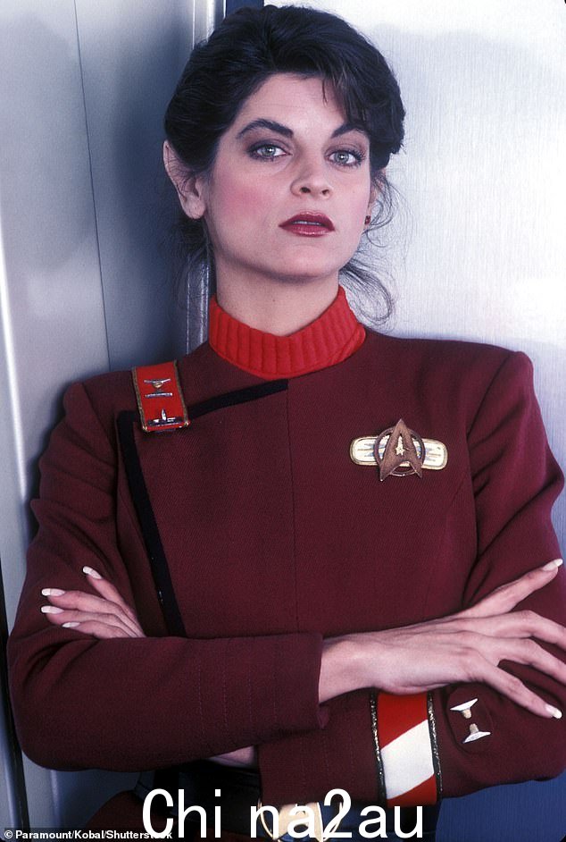 ) Kirstie Alley 星际迷航 II - 可汗之怒 - 她 1982 年的电影处女作