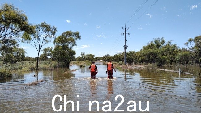 大约 75,000 兆升预计将流经 Menindee 镇。图片:Facebook