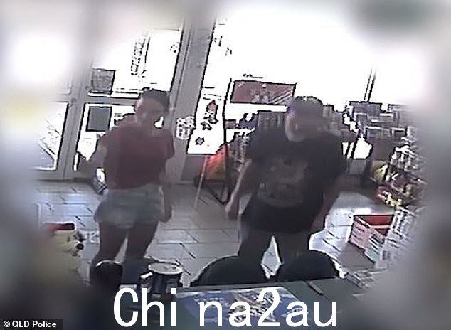 警方正在寻找这对夫妇,他们在 Ban Ban Springs BP 的闭路电视上被抓获服务站在 12 月 20 日上午 11 点 50 分到中午 12 点 20 分之间,出面