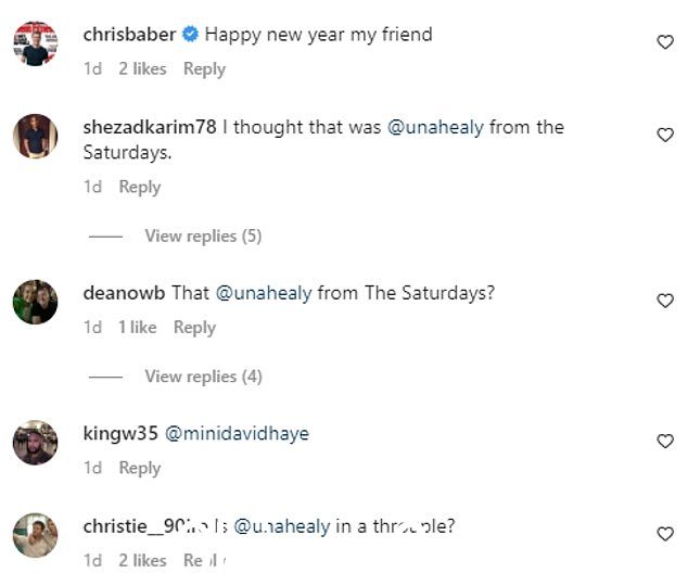 '那是 Una 吗?' David 一直将他与 Sian 的恋情保密,所以他的追随者不知道发生了什么事