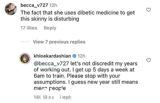 Trolled:这位两个孩子的母亲在周二的 Instagram 帖子中展示了她令人难以置信的腹肌——促使一位粉丝声称这是服用 semaglutide 的结果