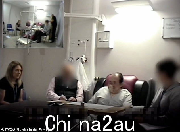 前所未见的警察在医院审问 Andrew Hooper 的镜头出现了