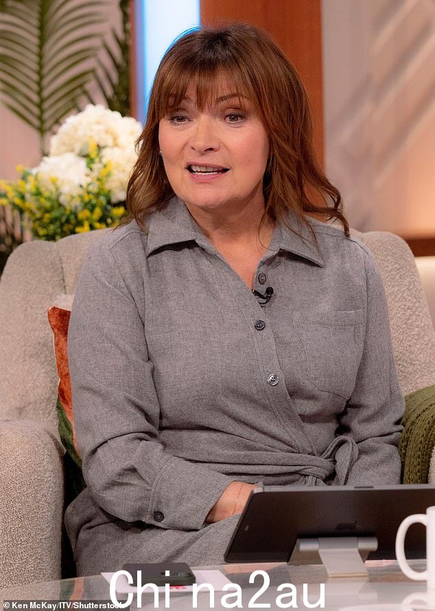Furious:Lorraine Kelly 透露她计划对一条声称她在短短六周内体重减轻了一块石头的推文采取法律行动