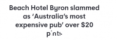1 品脱 20 美元！悉尼酒吧被批“澳洲最贵酒吧”，网友直呼“太疯狂”（图）