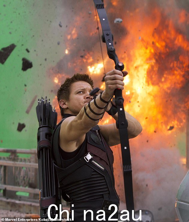 Renner 最出名的角色是漫威电影宇宙中的鹰眼