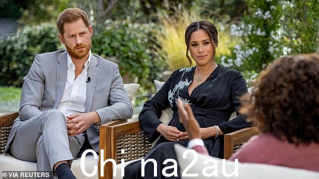 Harry 声称他的兄弟在接受 Oprah 采访时发生争执(如图)