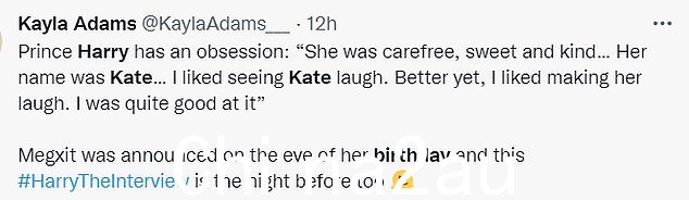 继哈利之后，皇室粉丝迅速涌入社交媒体支持凯特s bombshel​​l interviews overnight