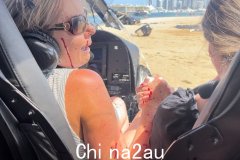 黄金海岸直升机失事幸存者发布善后照片（组图）