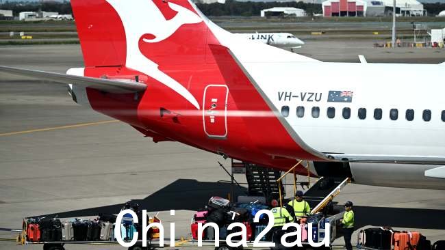 澳洲航空最近几个月成为头条新闻，澳大利亚人表达了他们对行李丢失和航班延误或取消的愤怒。图片：NCA NewsWire / Dan Peled