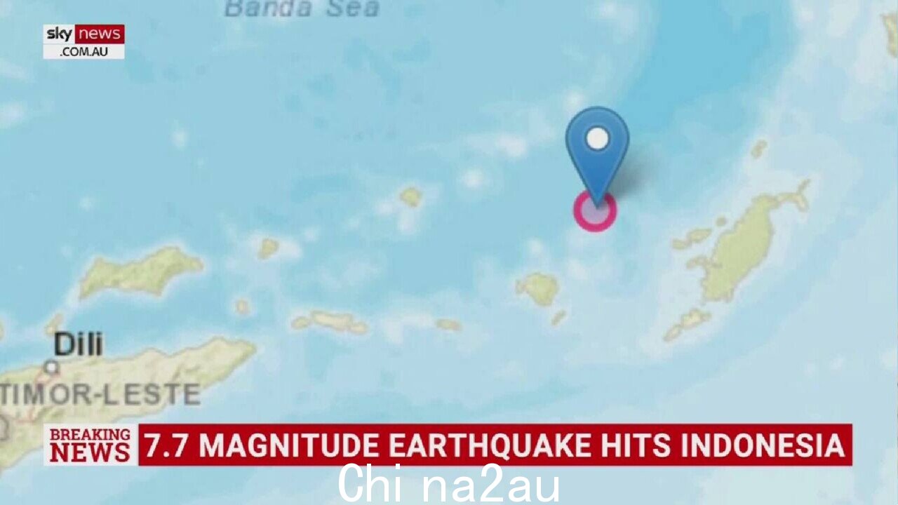 印度尼西亚遭受7.7级袭击地震