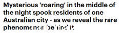 你听到了吗？悉尼上空出现奇怪的“怪声”，多处都能听到！有居民直言：快被逼疯了（合影）