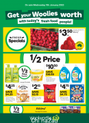 Woolworths 1月11日至17日打折，红米、油、熟食香肠半价（图）