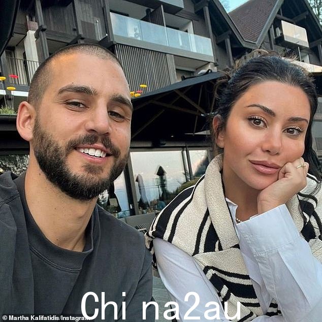 Michael Brunelli 透露,Martha Kalifatidis 几乎为他的粗鲁行为结束了他们的关系。图为:Michael Brunelli 和 Martha Kalifatidis