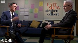 Stephen Colbert 和 Anderson Cooper 在 2019 年的一次采访中谈到了悲伤