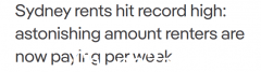 悉尼房租再达历史高点，增幅放缓已成过去！专家：租金还要涨（组图）